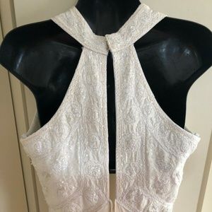 Nicole Miller Halter top wedding dress